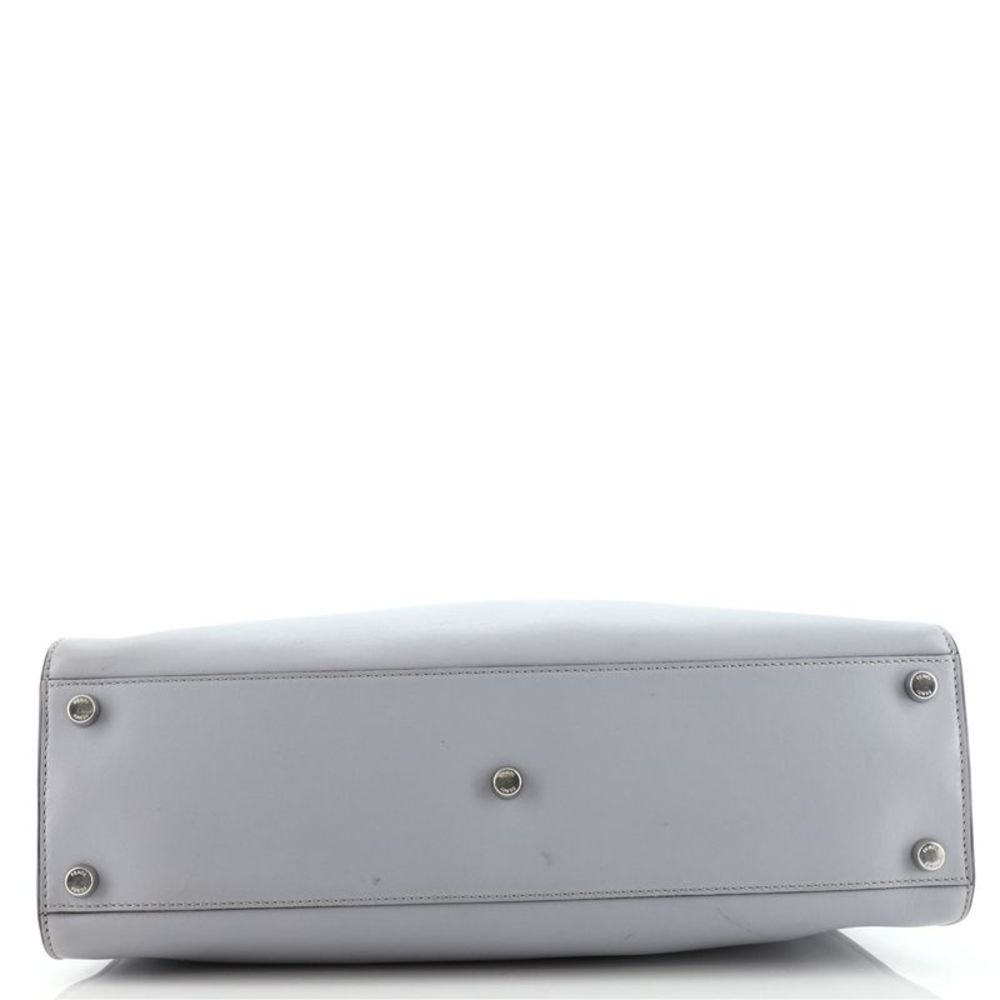 Fendi Peekaboo X-Lite Bag Leather Medium Gray - Picture 5 of 7